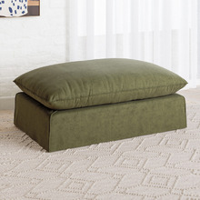 Jude Slipcover Ottoman