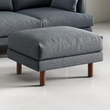 Bungalow Fabric Ottoman