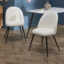 Charlie Boucle Dining Chairs (Set of 2)