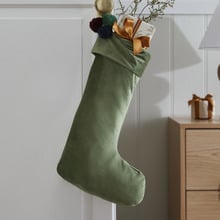 Velvet Christmas Stocking