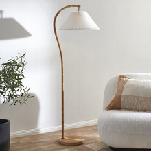 Harper Rattan Floor Lamp