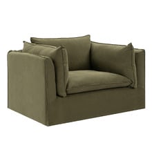 Jude Oversized Slipcover Armchair