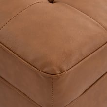 Stockholm Faux Leather Ottoman