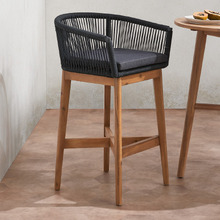 68.5cm Laguna Rope Outdoor Barstool