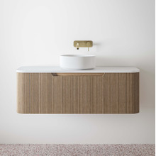Airlie 1200mm Wall Hung Single Vanity with Quartz Stone Countertop
