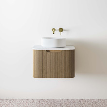 Airlie 600mm Wall Hung Single Vanity with Quartz Stone Countertop