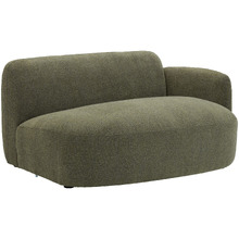 Forest Green Moab Right Chaise Lounge
