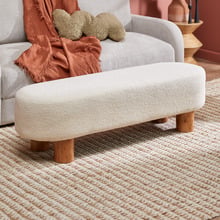 Dot 140cm Teddy Ottoman Bench