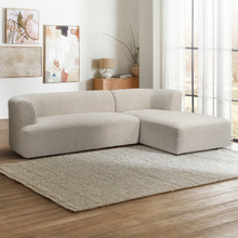 Gala 4 Seater Boucle Sofa with Chaise