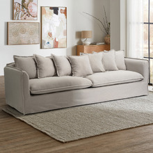 Montauk 4 Seater Upholstered Slipcover Sofa