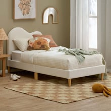 Kids' Cloud Boucle Single Bed Frame