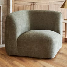 Forest Green Moab Corner Lounge Chair