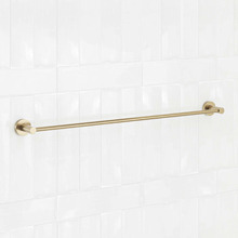 Clovelly Brushed Gold 750mm Single Towel Rail