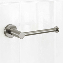 Clovelly Brushed Nickel Toilet Roll Holder