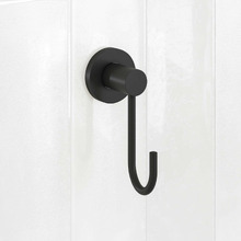 Clovelly Matte Black Robe Hook