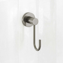 Clovelly Brushed Nickel Robe Hook