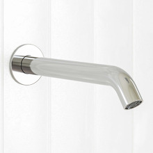 Clovelly 200mm Chrome Curved Bath/Basin Wall Spout