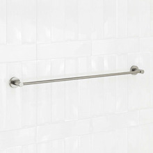 Clovelly Brushed Nickel 750mm Single Towel Rail