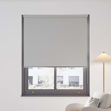 Thalia Light Grey Blockout Roller Blind