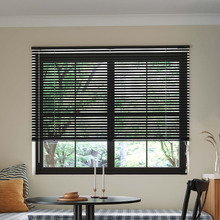 Aurelia Black Aluminium Venetian Blind