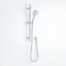 Clovelly Chrome Round Rail Shower