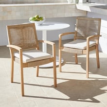 Marina Outdoor Dining Chairs (Set of 2)