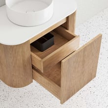 Nomad 750mm Natural Wall Hung Single Vanity