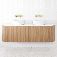 Nomad 1500mm Natural Wall Hung Double Vanity