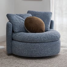 Mellow Premium Swivel Oversized Armchair