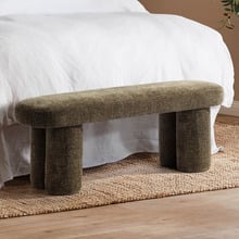 Lola Boucle Ottoman Bench