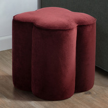 Fleur Velvet Ottoman