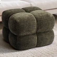 Finley Boucle Ottoman