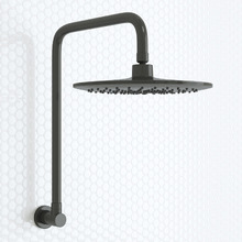 Clovelly Gunmetal Round Shower Arm & Head