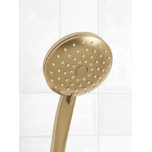 Clovelly Brushed Gold Round Hand-held Shower