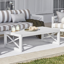 Hamptons Aluminium Outdoor Coffee Table