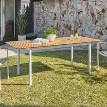 Coogee Extendable Eucalyptus Wood Outdoor Dining Table