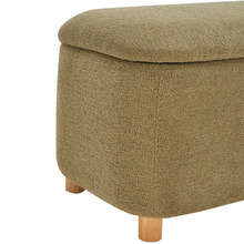 Duncan Boucle Storage Ottoman Bench