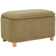 Duncan Boucle Storage Ottoman Bench