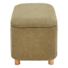 Duncan Boucle Storage Ottoman Bench