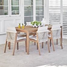 6 Seater Bayview Outdoor Dining Table & Chair Set