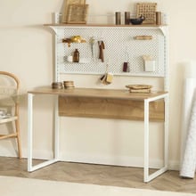 Porter Work Desk with Pegboard