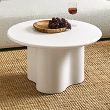 Mickie Round Sculptural Coffee Table