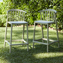 65.5cm Spindle Outdoor Bar Stools (Set of 2)