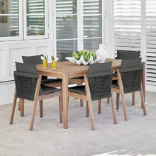 6 Seater Bayview Outdoor Dining Table & Chair Set