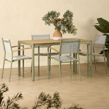 4 Seater Coogee Eucalyptus Wood Outdoor Dining Set