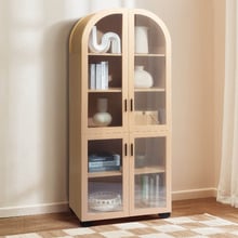 Joane 4 Door Display Cabinet