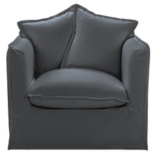 Montauk Upholstered Slipcover Armchair