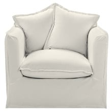Montauk Upholstered Slipcover Armchair