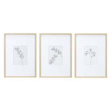 Wide Mat 5.1 x 7" Gallery Wall Photo Frames (Set of 3)
