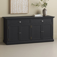 Large Black Hamptons Maison Sideboard Buffet
